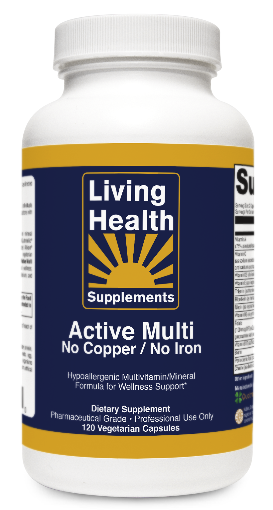 Active Multi No Copper No Iron - Living Health Market